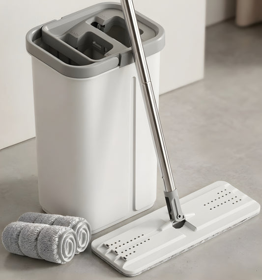 Hands-Free Flat Mop System + 4 Free Cleaning Gifts